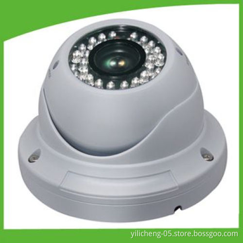 IR Color CCD Dome Camera with 420 to 700TVL Resolution and 30m IR Distance